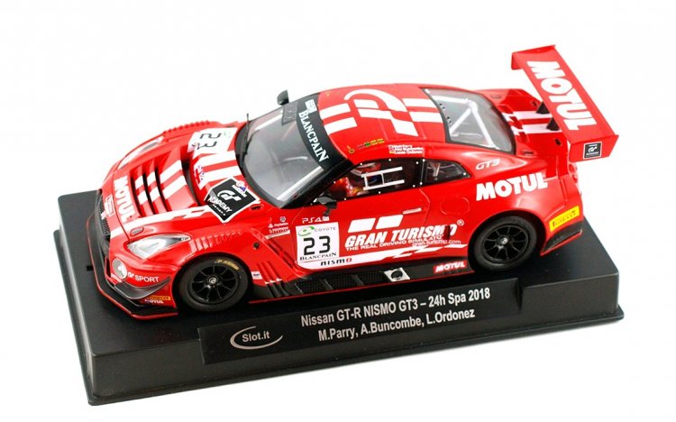 Slot.it SICA49A Nissan GT-R Nismo GT3 No.23 24h Spa 2018 Slot.it SICA49A Nissan GT-R Nismo GT3 No.23 24h Spa 2018