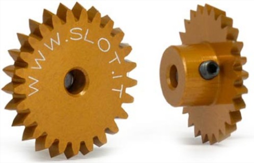 Slot.it SIGA25LH Gear, 25T, Flat Anglewinder Long Hub, Ergal Slot.it SIGA25LH Gear, 25T, Flat Anglewinder Long Hub, Ergal