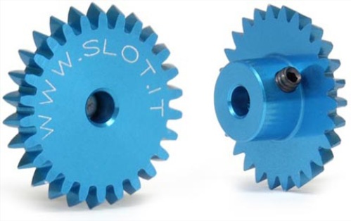 Slot.it SIGA26LH Gear, 26T, Flat Anglewinder Long Hub, Ergal Slot.it SIGA26LH Gear, 26T, Flat Anglewinder Long Hub, Ergal