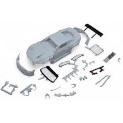 (image for) Sideways SWB/USA Mustang GT3 White Body Kit