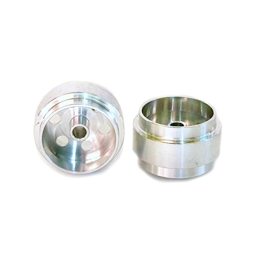 Staffs Aluminium Bullet Hole Wheels in Silver 15.8x10mm STAFFS29