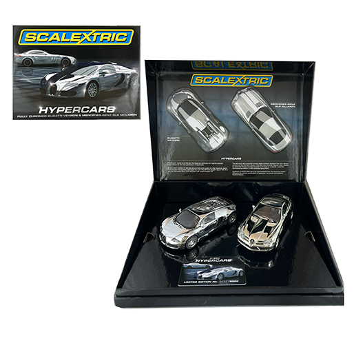Scalextric C3169A Hypercars Mercedes SLR/Bugatti Limited Ed. Scalextric C3169A Hypercars Mercedes SLR/Bugatti Limited Ed.