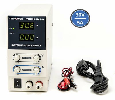TekPower TP3005N Regulated DC Variable Power Supply 0-30V, 0-5A TekPower TP3005N Regulated DC Variable Power Supply 0-30V, 0-5A