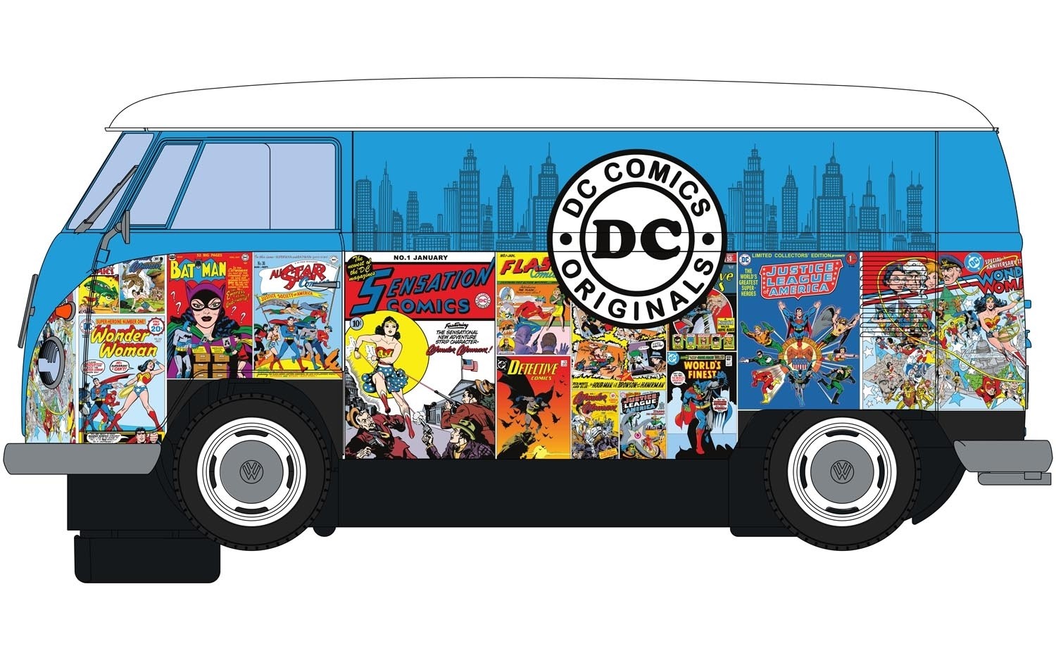 C3933 Scalextric DC Comics VW Panel Van T1b C3933 Scalextric DC Comics VW Panel Van T1b