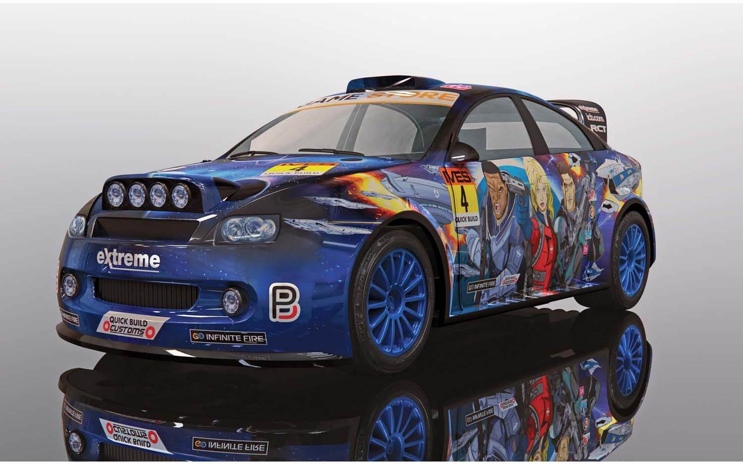 C3962 Scalextric C3962 Team Rally Space C3962 Scalextric C3962 Team Rally Space