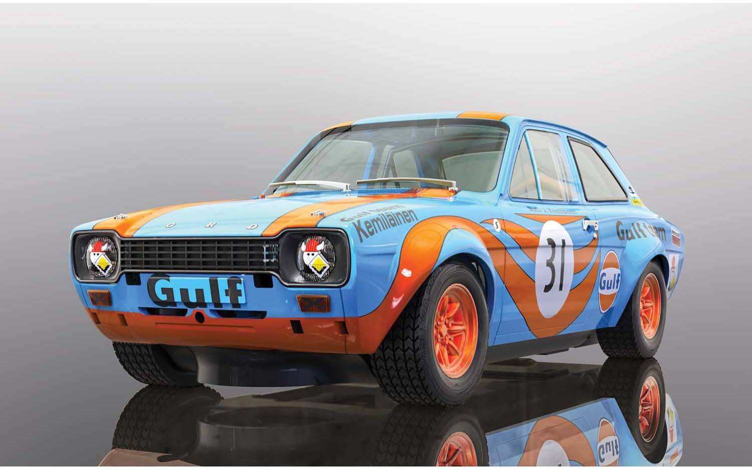 C4013 Scalextric Ford Escort MK1 Gulf Edition C4013 Scalextric Ford Escort MK1 Gulf Edition