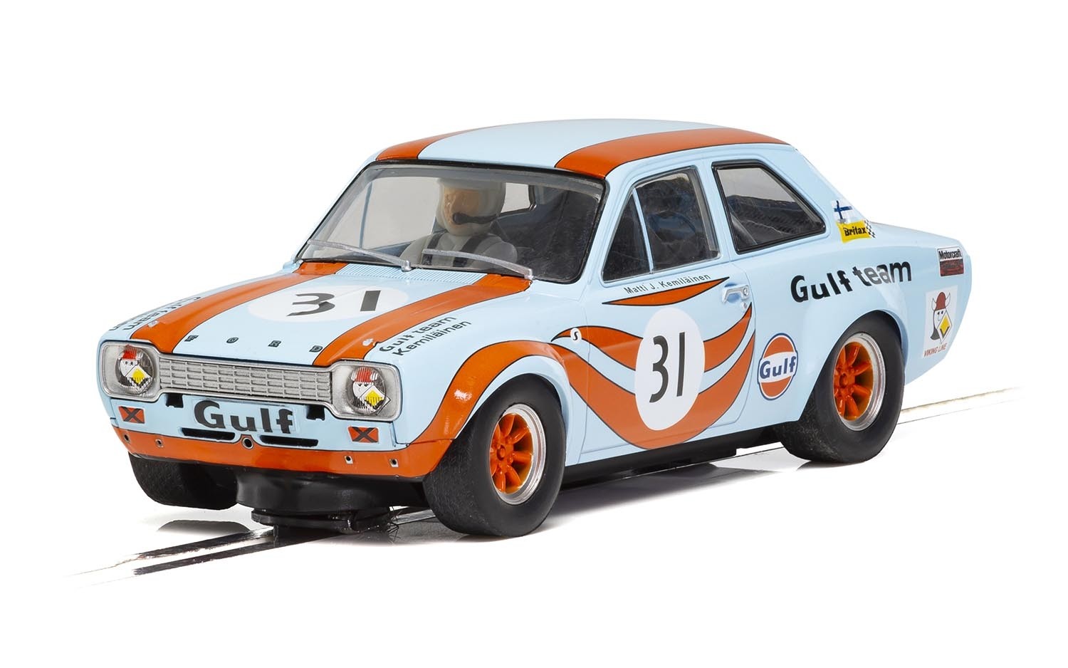 C4013 Scalextric Ford Escort MK1 Gulf Edition C4013 Scalextric Ford Escort MK1 Gulf Edition