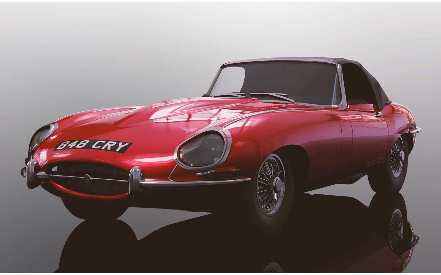 C4032 Scalextric Jaguar E-Type, Red 848CRY C4032 Scalextric Jaguar E-Type, Red 848CRY