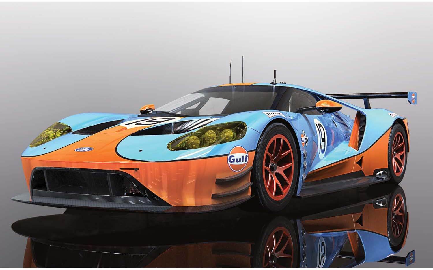 C4034 Scalextric Ford GT GTE Gulf Edition C4034 Scalextric Ford GT GTE Gulf Edition