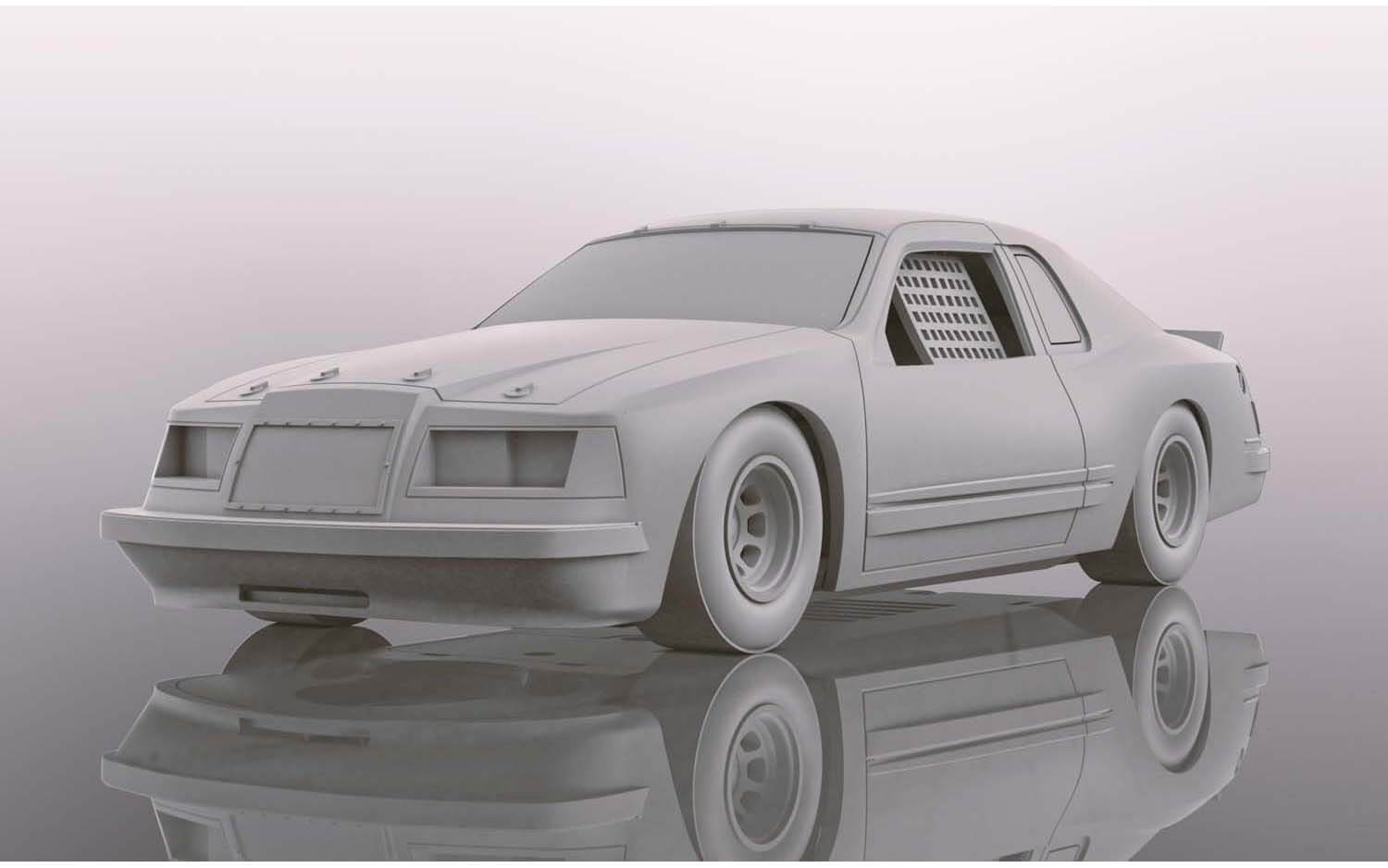C4035 Scalextric Ford Thunderbird, Blue/White/Red C4035 Scalextric Ford Thunderbird, Blue/White/Red