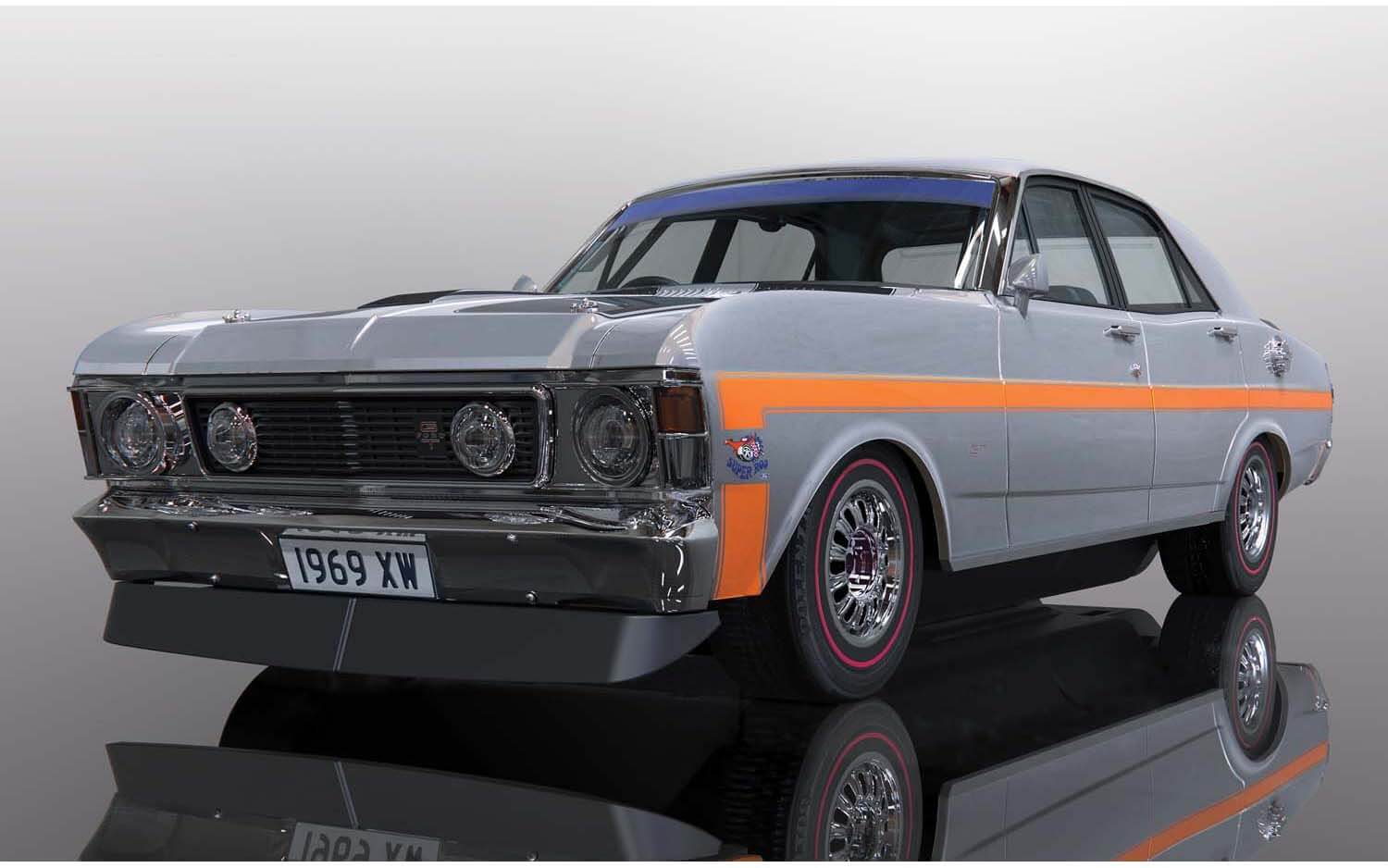 C4037 Scalextric Ford XW Falcon Silver Fox C4037 Scalextric Ford XW Falcon Silver Fox
