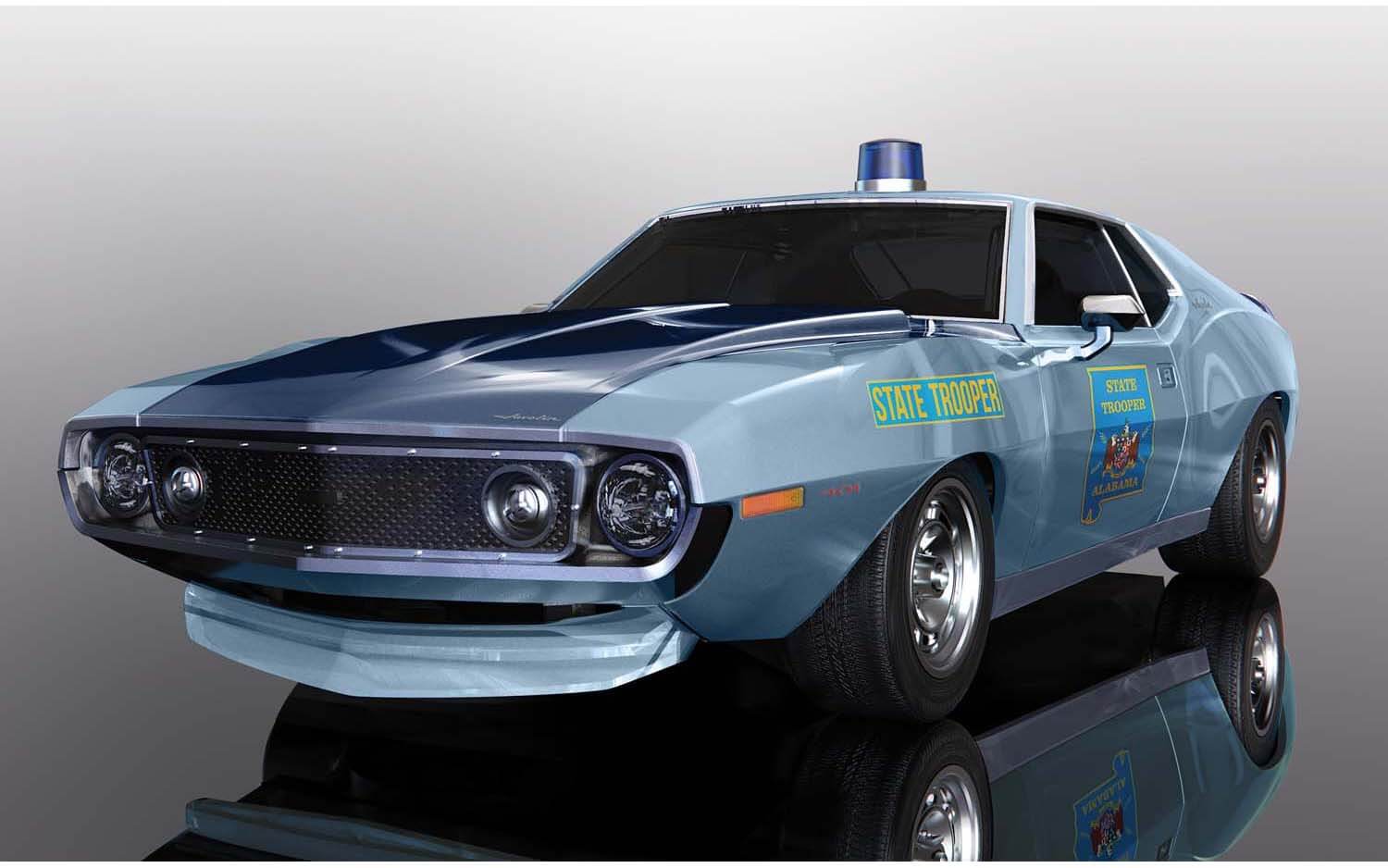 C4058 Scalextric AMC Javelin Alabama State Trooper C4058 Scalextric AMC Javelin Alabama State Trooper