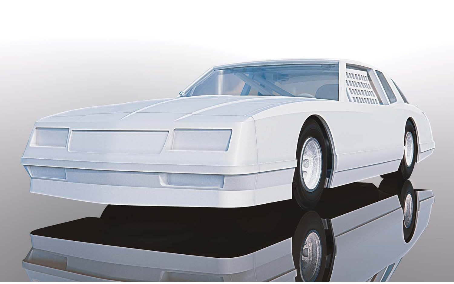 C4072 Scalextric Chevrolet Monte Carlo 1986, White C4072 Scalextric Chevrolet Monte Carlo 1986, White