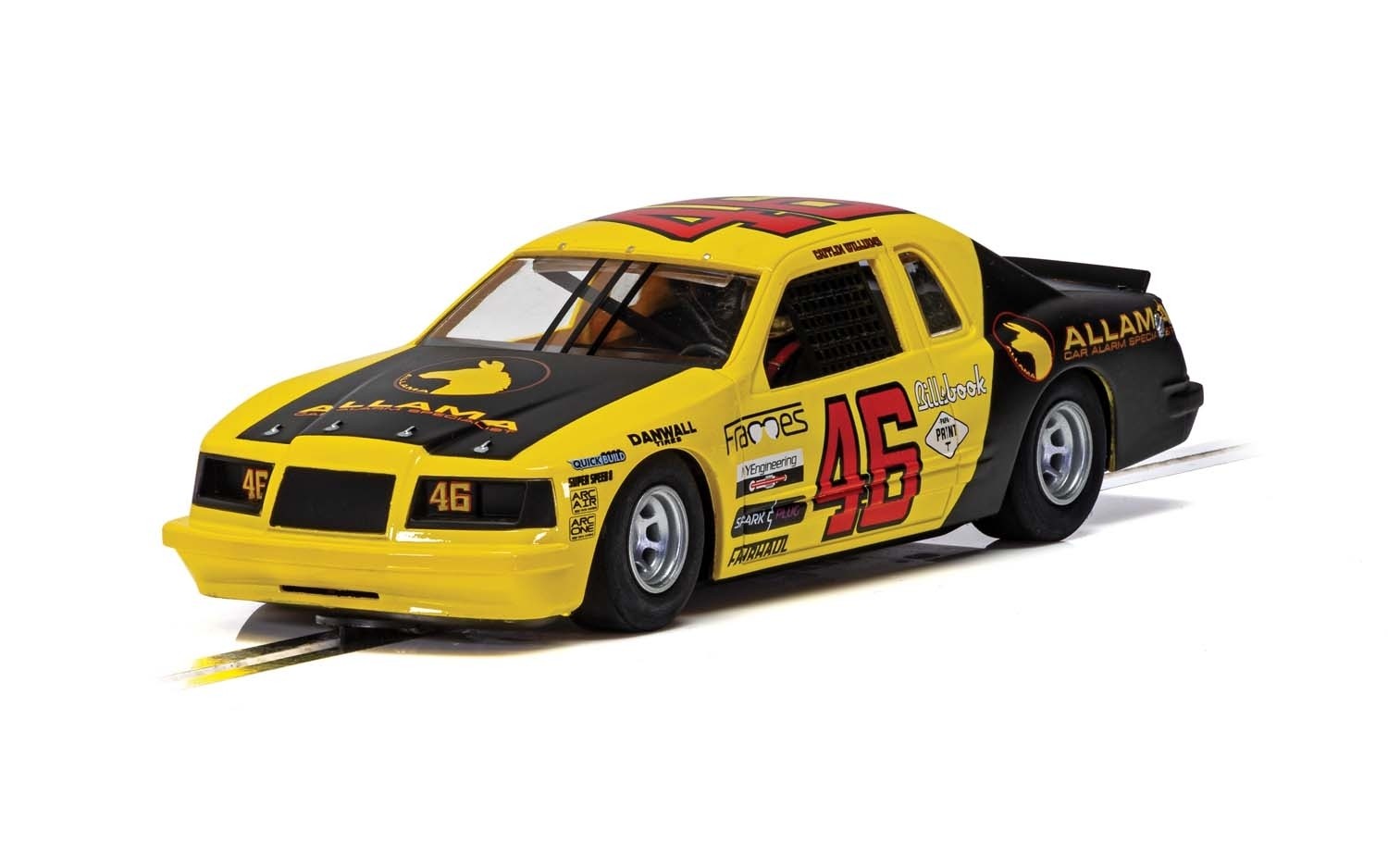 Scalextric C4088 Ford Thunderbird, Yellow & Black, No.46 Scalextric C4088 Ford Thunderbird, Yellow & Black, No.46