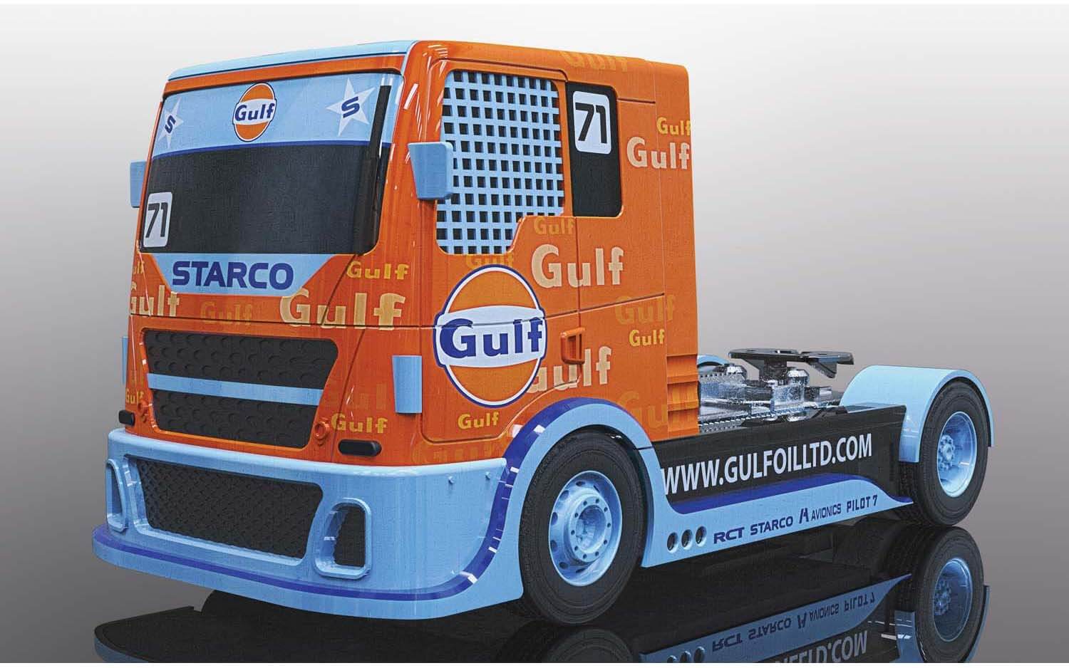 C4089 Scalextric Gulf Racing Truck C4089 Scalextric Gulf Racing Truck