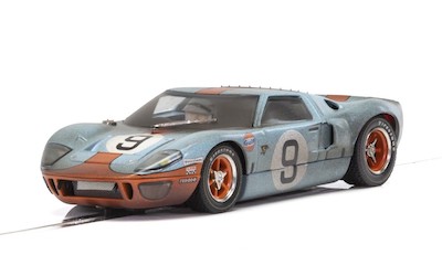 C4104 Scalextric Ford GT40 Gulf, No.9 - Weathered Special C4104 Scalextric Ford GT40 Gulf, No.9 - Weathered Special