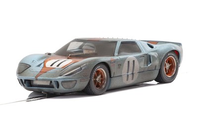 C4106 Scalextric Ford GT40 Gulf, No.11 - Weathered Special C4106 Scalextric Ford GT40 Gulf, No.11 - Weathered Special