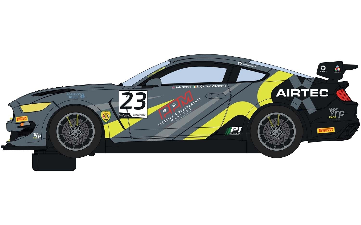 C4182 Scalextric Ford Mustang GT4 British GT 2019 RACE Performan C4182 Scalextric Ford Mustang GT4 British GT 2019 RACE Performan