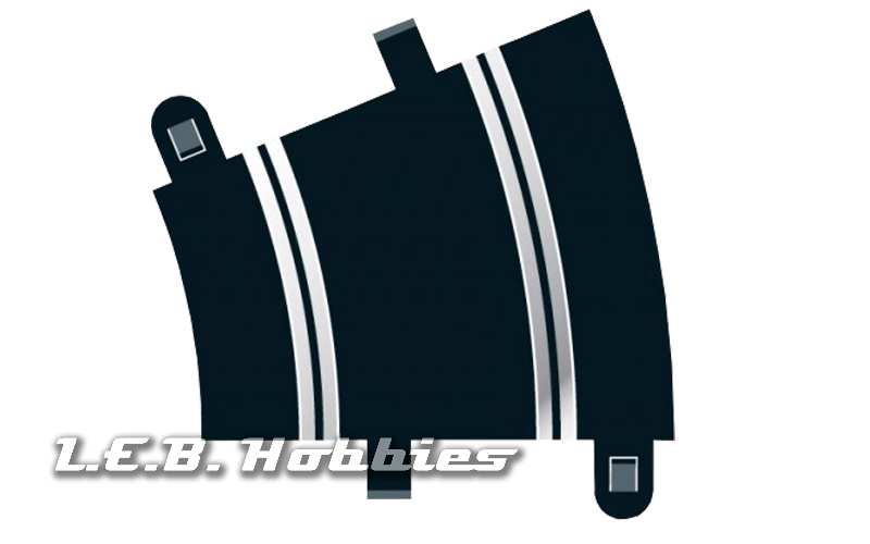 Scalextric C8234 R2 Curve 22.5 degrees, 2/pk Scalextric C8234 R2 Curve 22.5 degrees, 2/pk