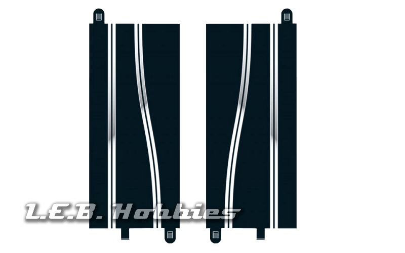 Scalextric C8246 Side Swipe Straights 13.77" (350mm), 2/pk Scalextric C8246 Side Swipe Straights 13.77" (350mm), 2/pk