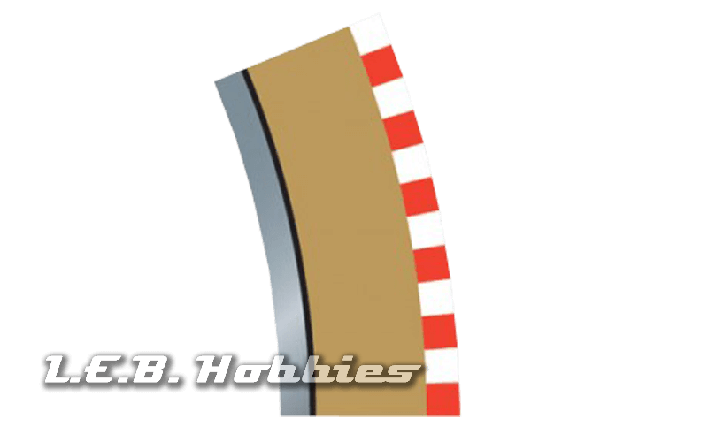 C8281 Scalextric R3 Curve Inner Borders 22.5º, 4/pk C8281 Scalextric R3 Curve Inner Borders 22.5º, 4/pk