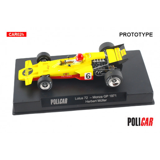 Policar PCAR02H Lotus 72E - Monza GP 1971 Policar PCAR02H Lotus 72E - Monza GP 1971