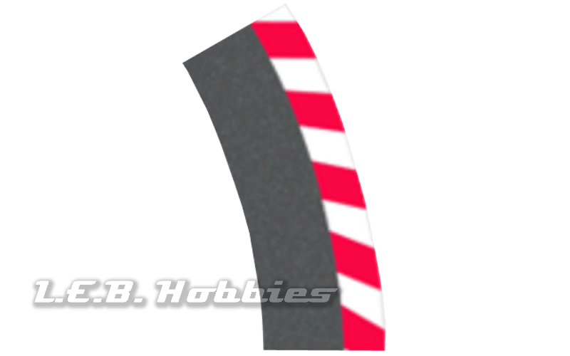20564 Carrera R1 Outside Shoulder High Banked Curve 1/30, 6/pk 20564 Carrera R1 Outside Shoulder High Banked Curve 1/30, 6/pk