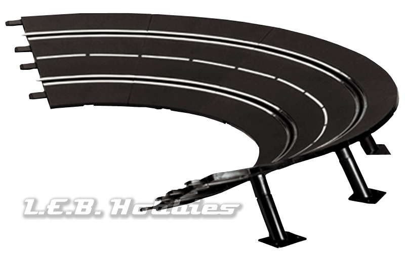 20574 Carrera R1 High Banked Curve 1/30, 6/pk 20574 Carrera R1 High Banked Curve 1/30, 6/pk
