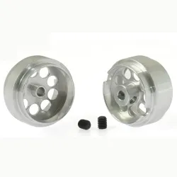 (image for) Scaleauto SC-4054F25 Aluminum Wheels 16.5x10mm Lightweight (x2)