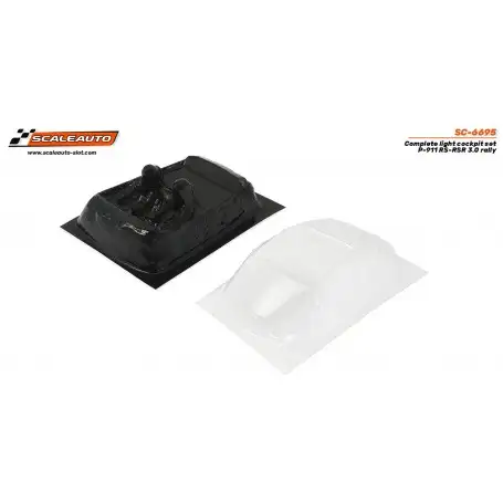 (image for) Scaleauto SC-6695 Lexan Interior and Windshield P-911 RS-RSR 3.0 Rally