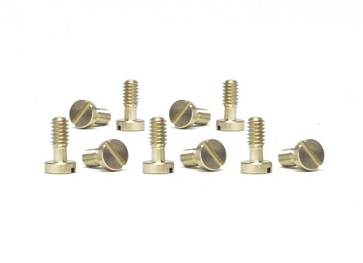 SICH54 Slot.it Motor Pod Screws, 2.2x5.3mm, Brass, Large Head SICH54 Slot.it Motor Pod Screws, 2.2x5.3mm, Brass, Large Head
