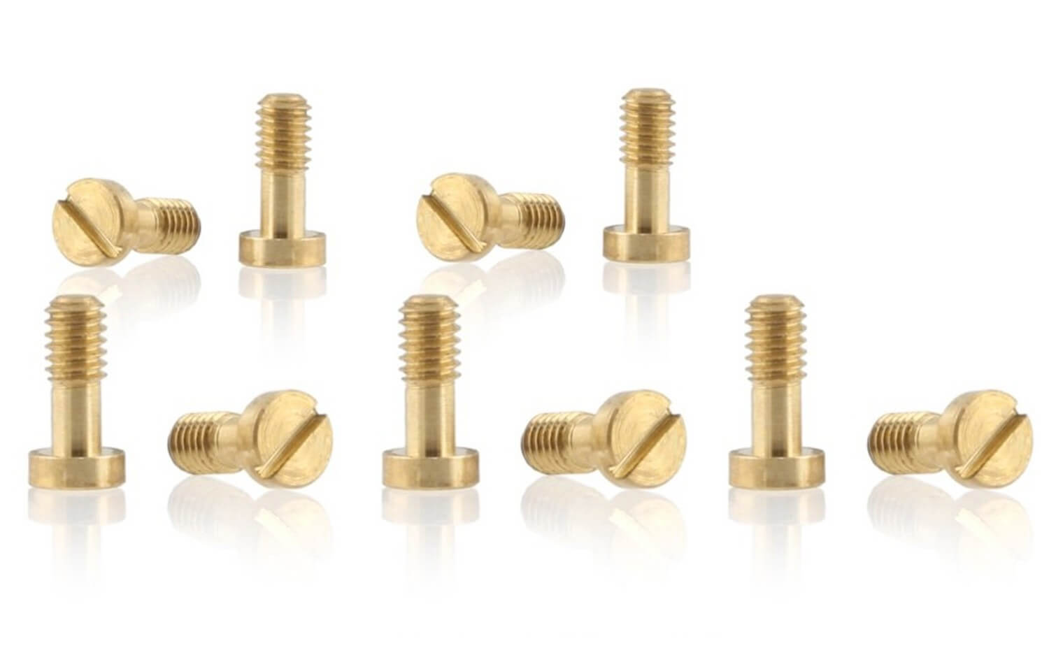 SICH89 Slot.it Metric Screws 2.5 x 6mm,Brass Carrera Chassis x10 SICH89 Slot.it Metric Screws 2.5 x 6mm,Brass Carrera Chassis x10