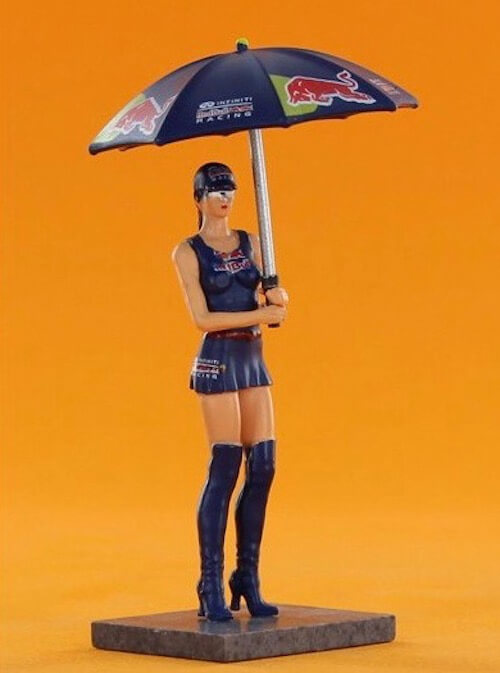 Racer Sideways SWFIG/011 Red Bull Grid Girl w/Umbrella, Kathleen Racer Sideways SWFIG/011 Red Bull Grid Girl w/Umbrella, Kathleen