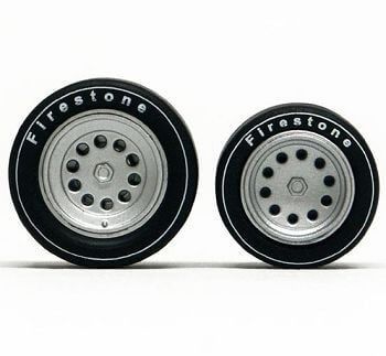 Slot.it SIPA41 Wheel Inserts Alfa Romeo SIPA24/33 wheels, 4/pk