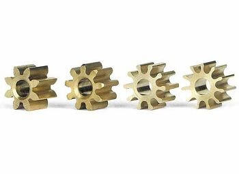 Slot.it SIPIMX Pinions Mix 8+9+10+11T, Inline, 5.5mm/2mm, Brass Slot.it SIPIMX Pinions Mix 8+9+10+11T, Inline, 5.5mm/2mm, Brass