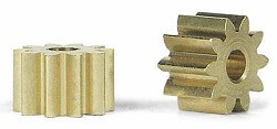 Slot.it SIPS10 Pinion, 10T, Sidewinder, 6.5mm/2mm, Brass,2/pk Slot.it SIPS10 Pinion, 10T, Sidewinder, 6.5mm/2mm, Brass,2/pk