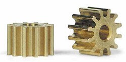 9 Tooth Silver Non-Magnetic Pinion Gear 48 Pitch .078" Motor Shaft Slot Car NOS 