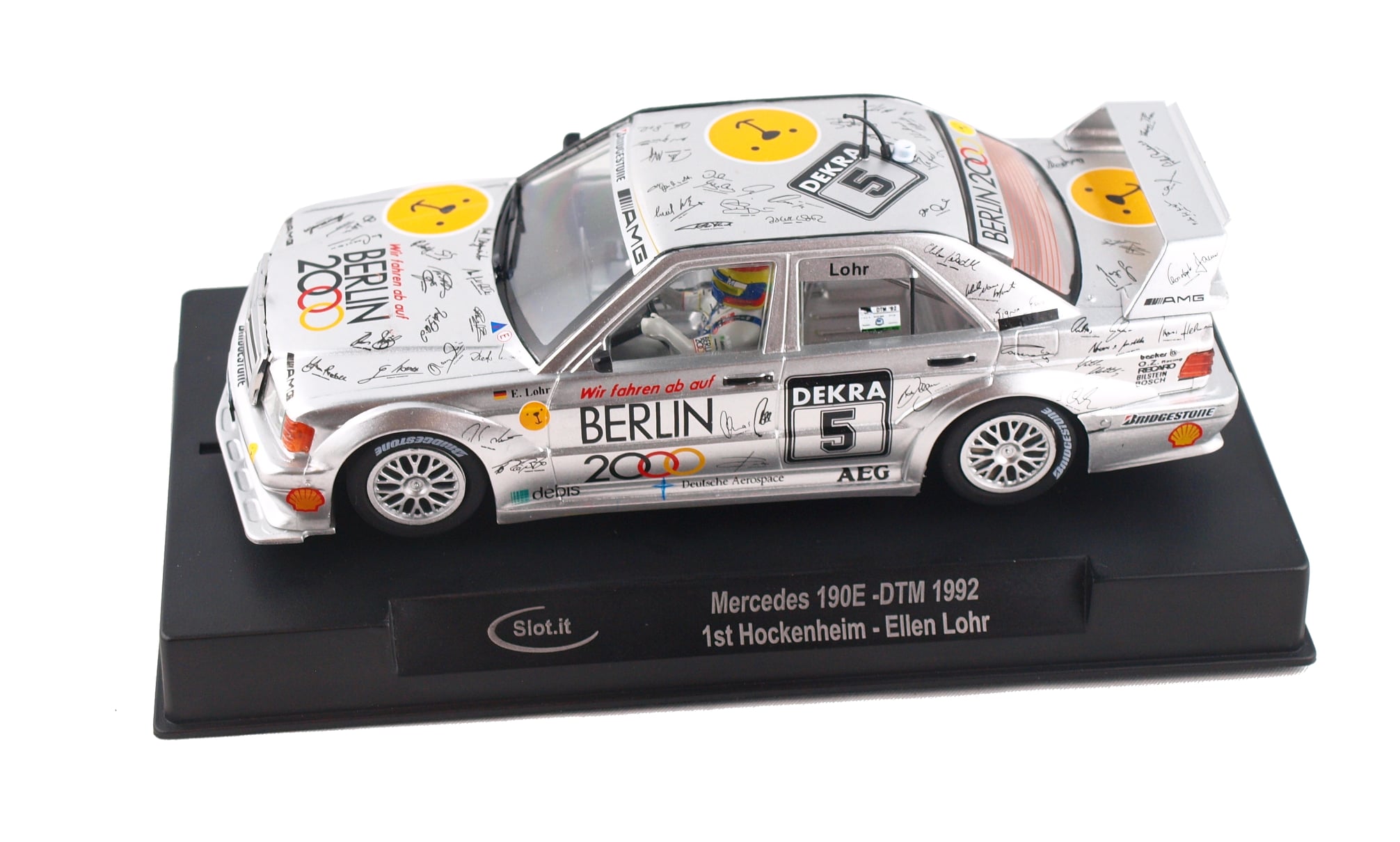 Slot.it SICA44C Mercedes 190E No.6 DTM 1st Hockenheim 1992 Slot.it SICA44C Mercedes 190E No.6 DTM 1st Hockenheim 1992
